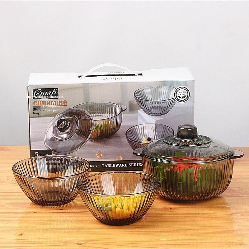 Nordic Glass Bowl Set